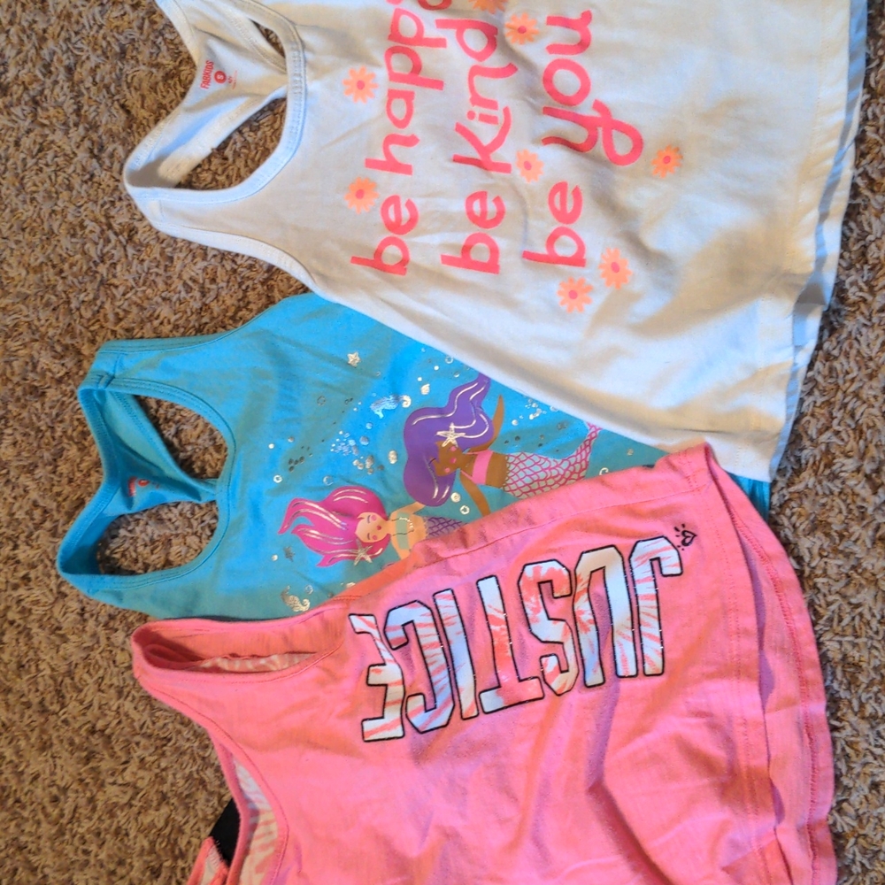 3 tank tops girls size 6